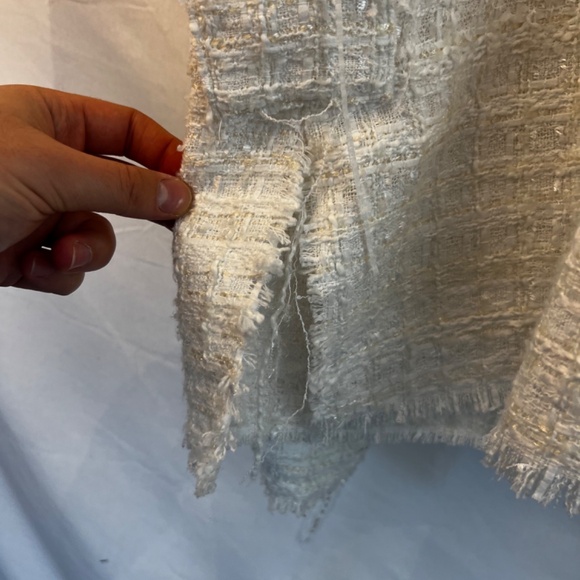 MNML Clothing - EUC Oversized XXL White Tweed Flannel - Faith Connexion/Balmain! - Picture 13 of 16